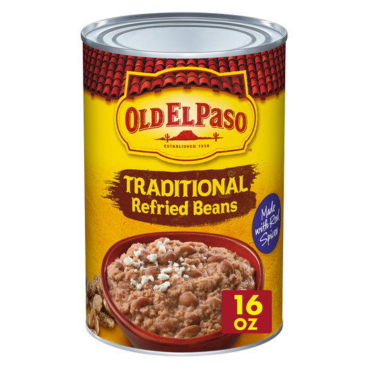 Old El Paso Refried Beans Traditional 16oz