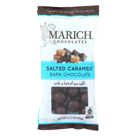 Marich Dark Chocolate Salted Caramels 2.1oz