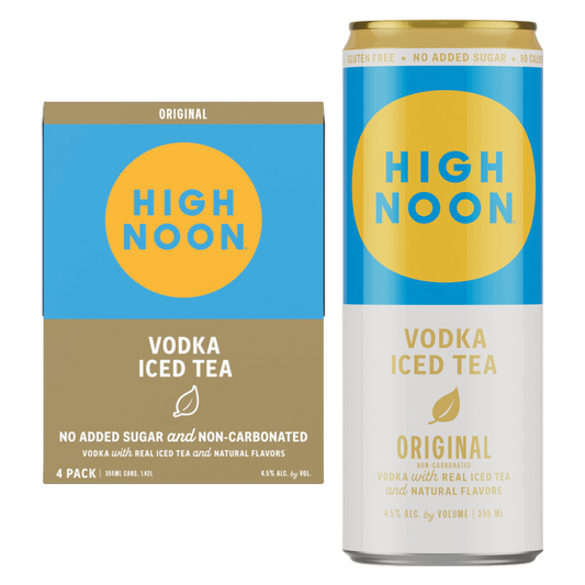 High Noon Vodka Iced Tea Original 4pk 12oz Can 4.5% ABV