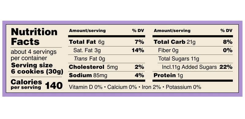 Milk Bar Crunchies Cinnamon Toast Cookies 4.5oz