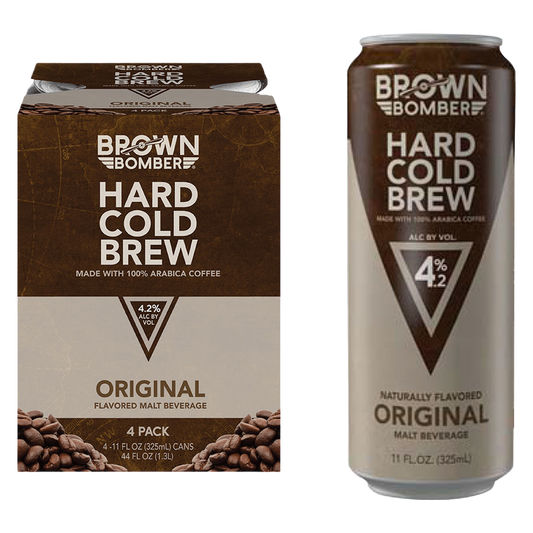 Brown Bomber Cold Hard Brew 4pk 11oz Can 4.2% ABV