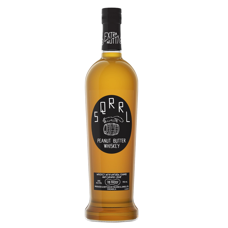 SQRRL Peanut Butter Whiskey 750ml (70 Proof)