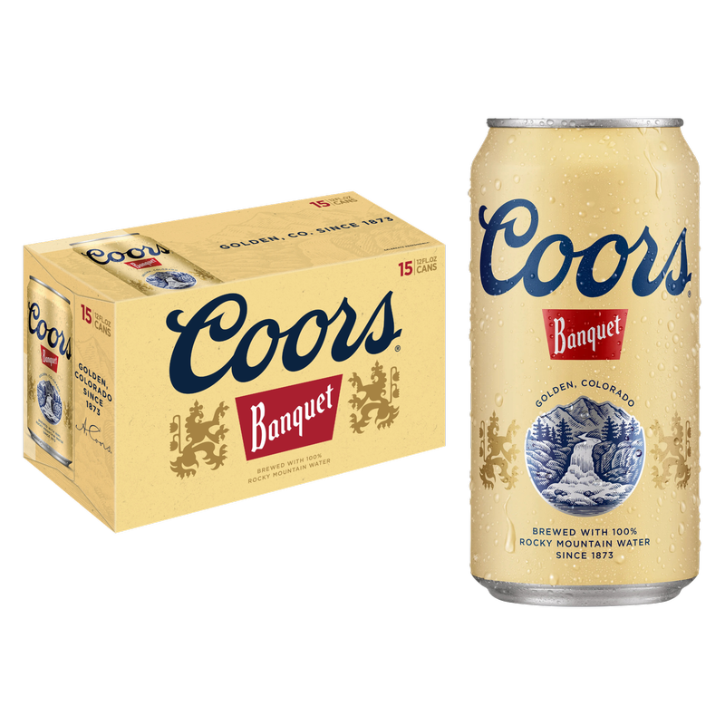 Coors Banquet 15pk 12oz Can 5.0% ABV