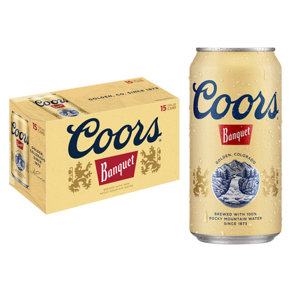 Coors Banquet 15pk 12oz Can 5.0% ABV