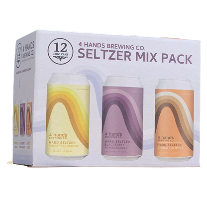 4 Hands Seltzer Mix 12pk 12oz 4.0% ABV