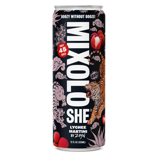 Mixoloshe Lychee Martini by ZAYN Non-Alcoholic Cocktail 4pk 12oz Can
