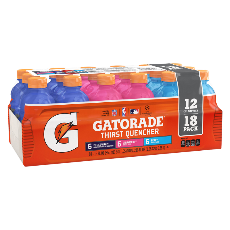 Gatorade Variety Pack 18pk 12oz Btl