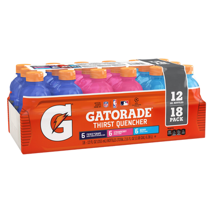 Gatorade Variety Pack 18pk 12oz Btl