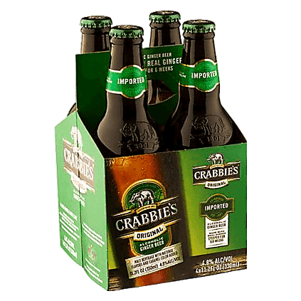 Crabbies Ginger Beer 4pk 11.2oz Btl