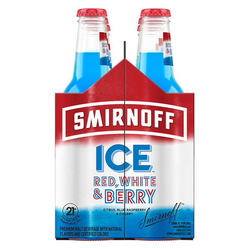 Smirnoff Ice Red, White & Berry 6pk 12oz Bottle