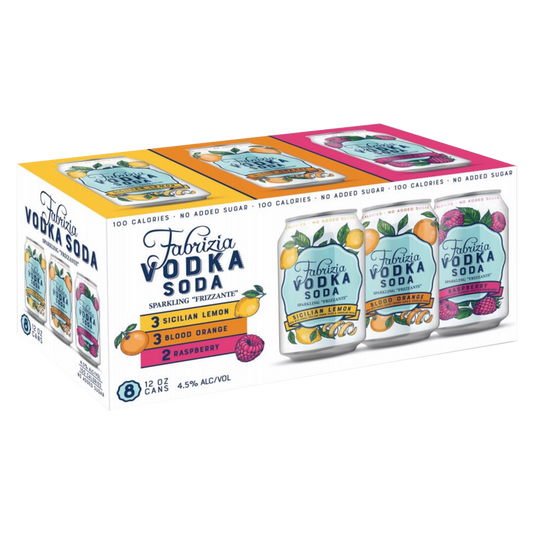 Fabrizia Vodka Soda 8PK 355ML (9 Proof)