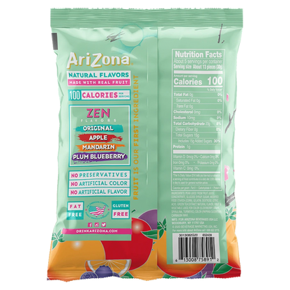 Arizona Green Tea Fruit Snacks 5oz