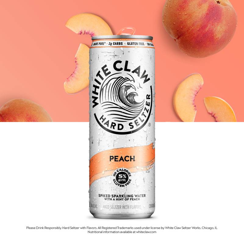 White Claw Peach 12pk 12oz Can 5% ABV