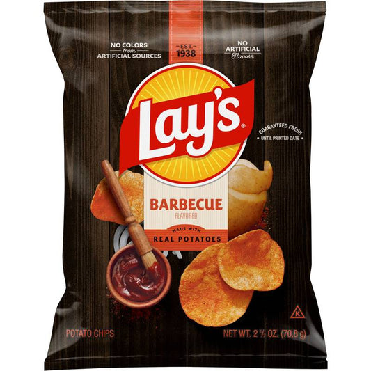 Lays BBQ Potato Chips 2.5oz