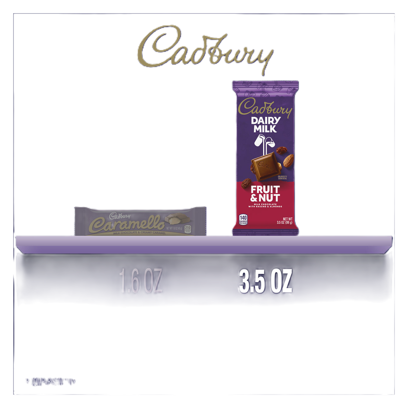 Cadbury Fruit & Nut Milk Chocolate Bar 3.5oz