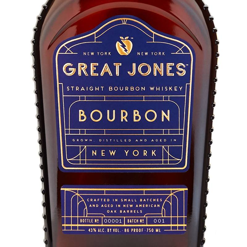 Great Jones Straight Bourbon Whiskey 750ml (86 Proof)
