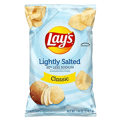 Lay's Lightly Salted Classic Potato Chips 7.75oz