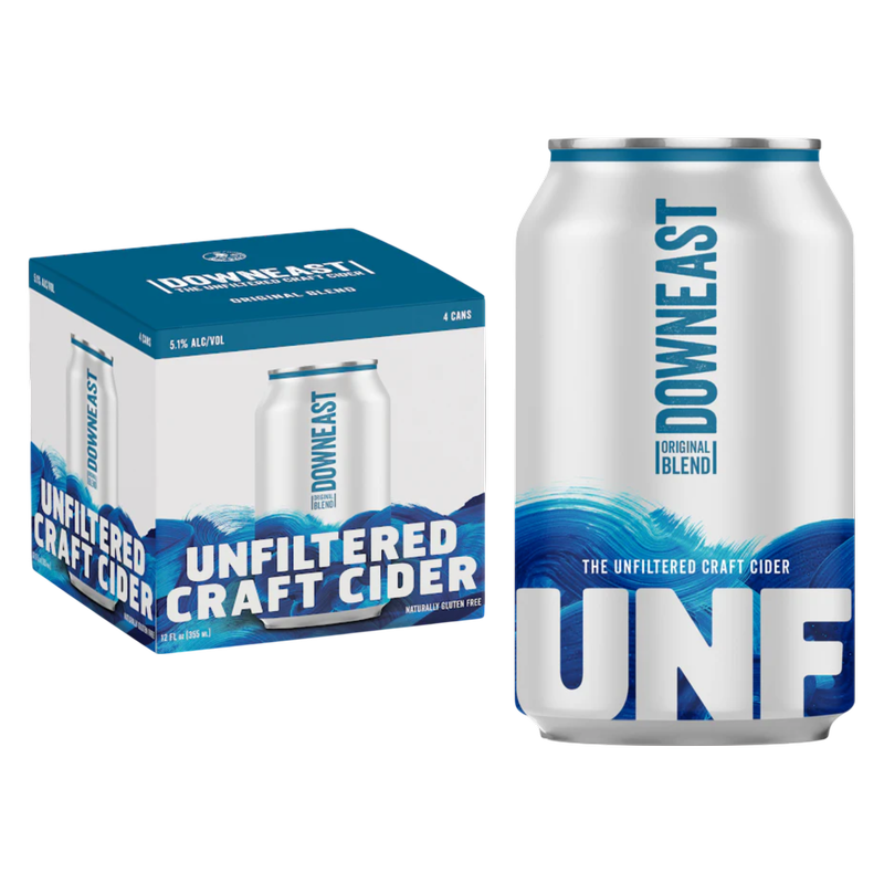 Downeast Cider Original Blend 4pk 12oz Can 5.1% ABV
