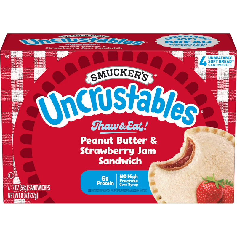 Smucker's Frozen Uncrustbles Strawberry 4ct