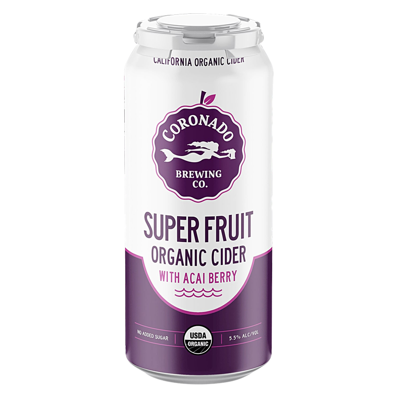 Coronado Brewing Co. Super Fruit Organic Hard Cider 4pk 16oz Cans