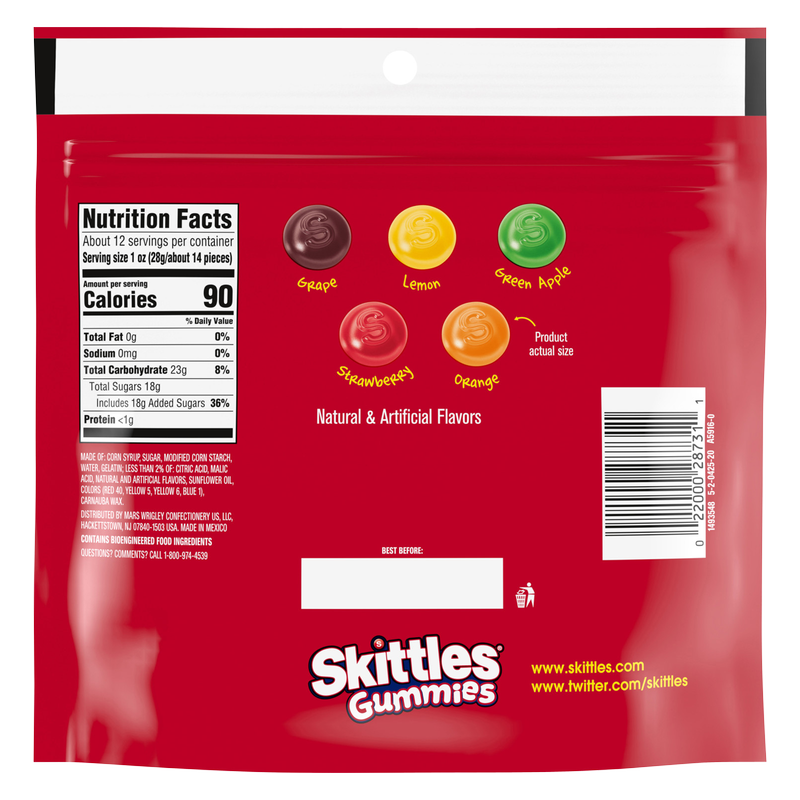 Skittles Original Gummies 12oz
