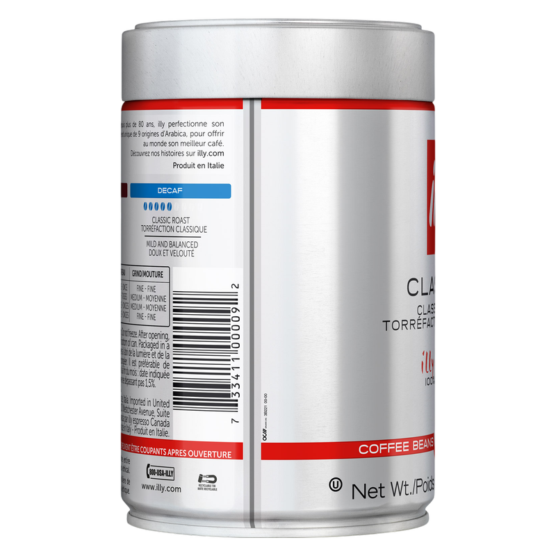 Illy Medium Roast Whole Bean Coffee 8.8oz Can