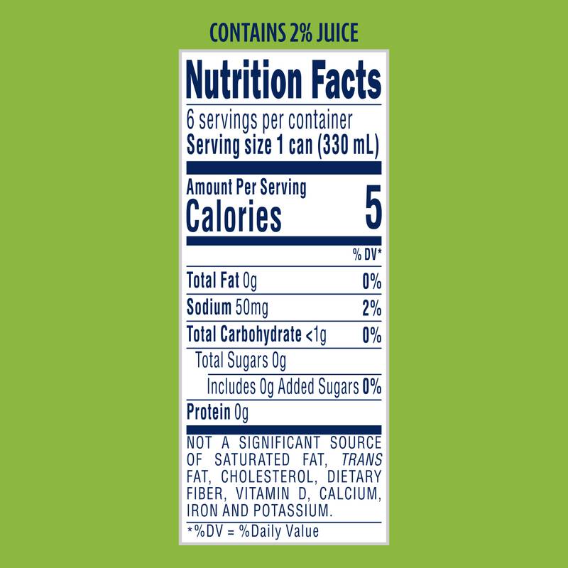 San Pellegrino Ciao! Lime Sparkling Water 6pk 330mL Can