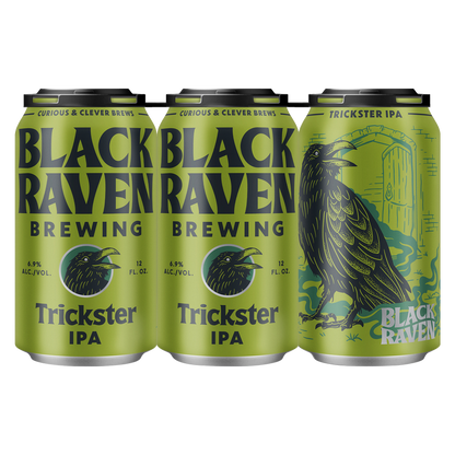 Black Raven Trickster IPA 6pk 12oz Can 6.9% ABV