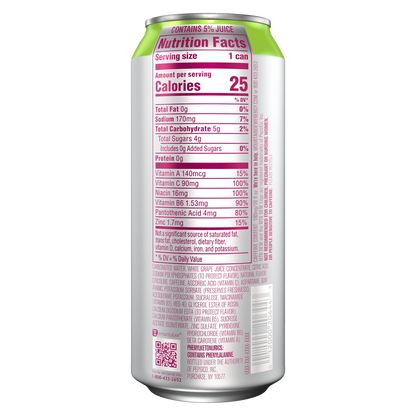 Mountain Dew Energy Strawberry Melon Spark 16oz Can