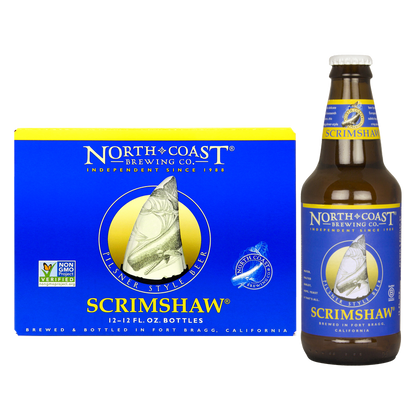 North Coast Brewing Scrimshaw Pilsner 12pk 12oz Btl