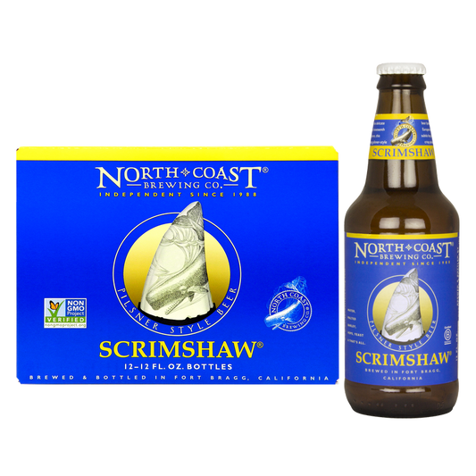 North Coast Brewing Scrimshaw Pilsner 12pk 12oz Btl