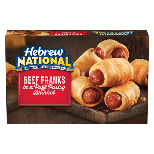 Hebrew National Frozen Beef Franks in a Blanket, 18.4oz