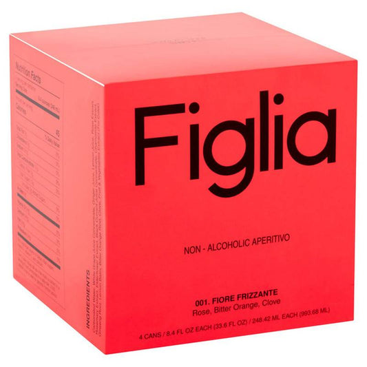 Figlia Fiore Frizzante Non-Alcoholic 4pk 8.4oz Can