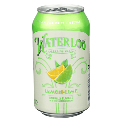 Waterloo Lemon Lime Sparkling Water 12oz Can