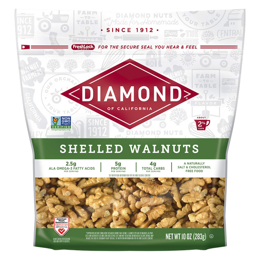 Diamond Shelled Walnuts, 10oz.