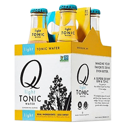 Q Drinks Light Tonic Water 4pk 6.7oz