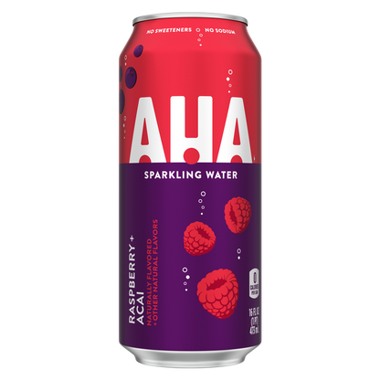 AHA Raspberry Acai Sparkling Water 16oz Can