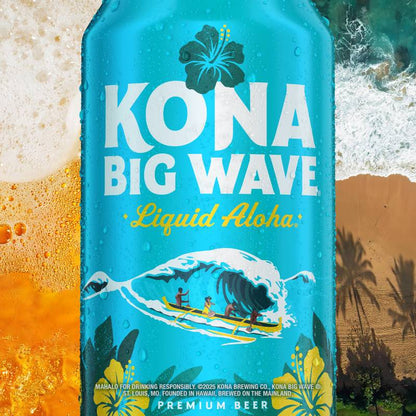 Kona Big Wave Premium Beer 19.2oz Can 4.4% ABV