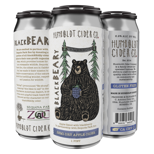 Humboldt Cider Co. Seasonal - BlackBEARy (4PKC 16 OZ)