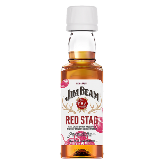 Jim Beam Red Stag Black Cherry Bourbon Whiskey 50ml (80 Proof)