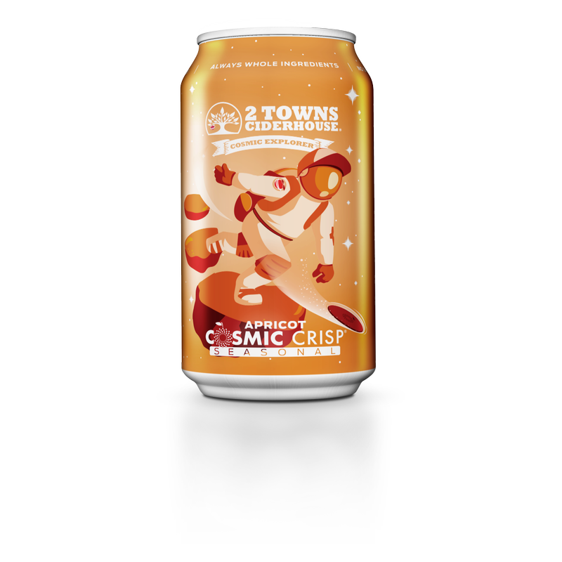 2 Towns Cosmic Crisp Seasonal Cider 6pk 12oz Can 9% ABV