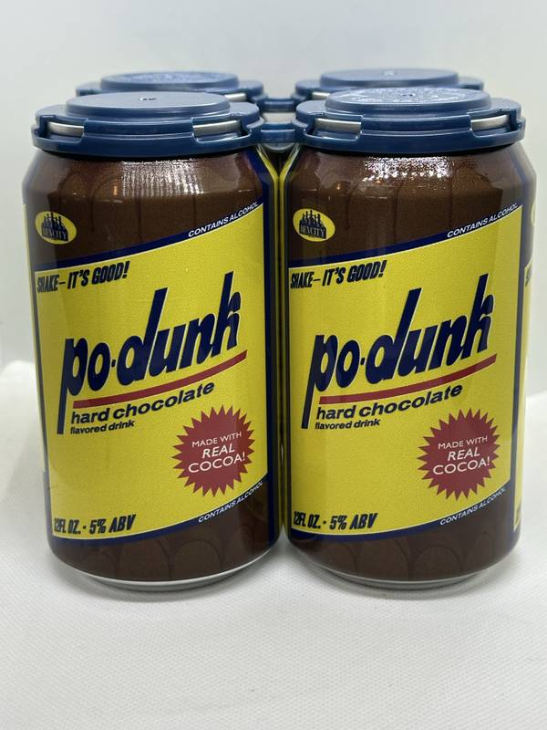 Po-Dunk Hard Chocolate 4pk 12oz 5% ABV