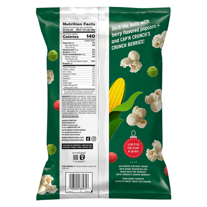 Smartfood Cap N Crunch Merry Berries Popcorn Mix 6.25oz