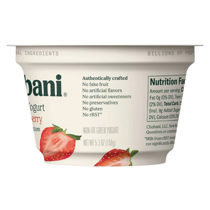 Chobani Strawberry on the Bottom Nonfat Greek Yogurt - 5.3oz