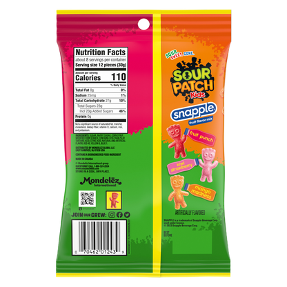 Sour Patch Kids Snapple, 8.02oz
