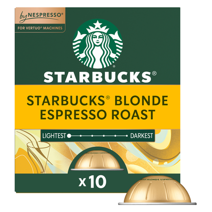 Starbucks by Nespresso Vertuo Line Blonde Espresso 10ct