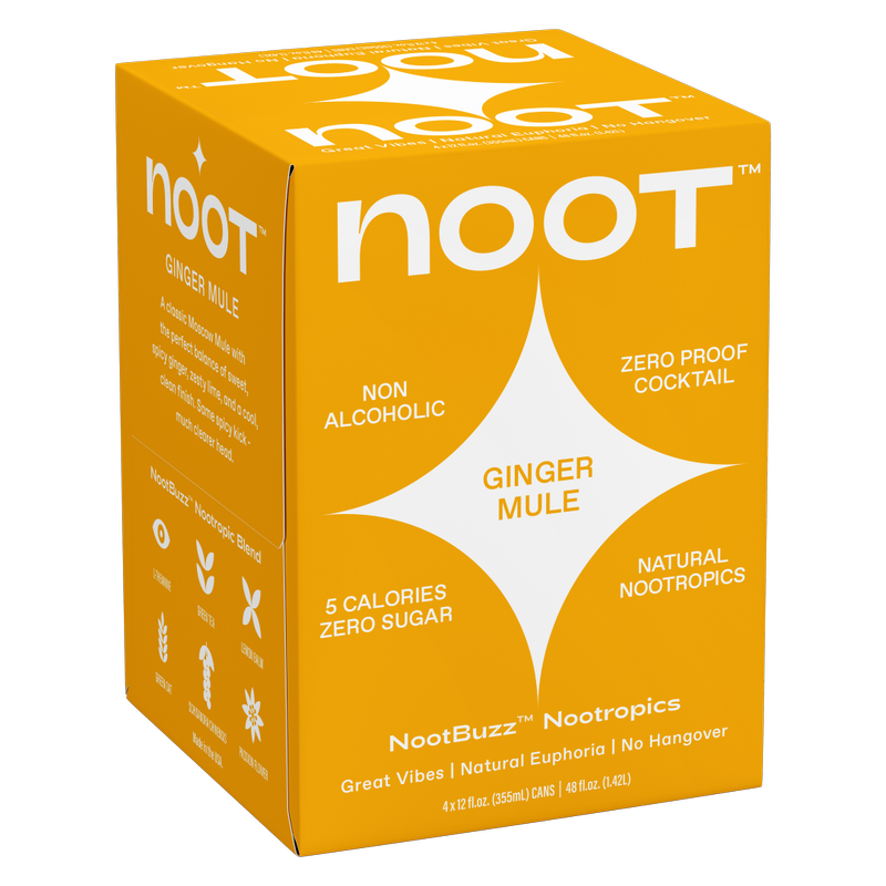 Noot Ginger Mule Non-Alcoholic Cocktail 4pk 12oz Can