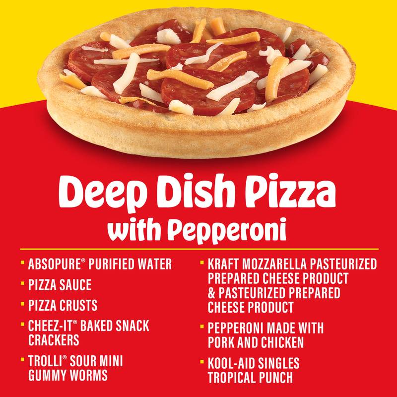 Lunchables Uploaded Pepperoni Deep Dish Pizza - 15oz