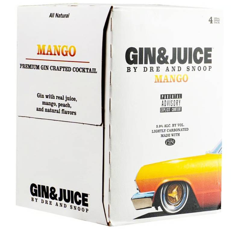 Gin & Juice Mango 4pk 12oz Can
