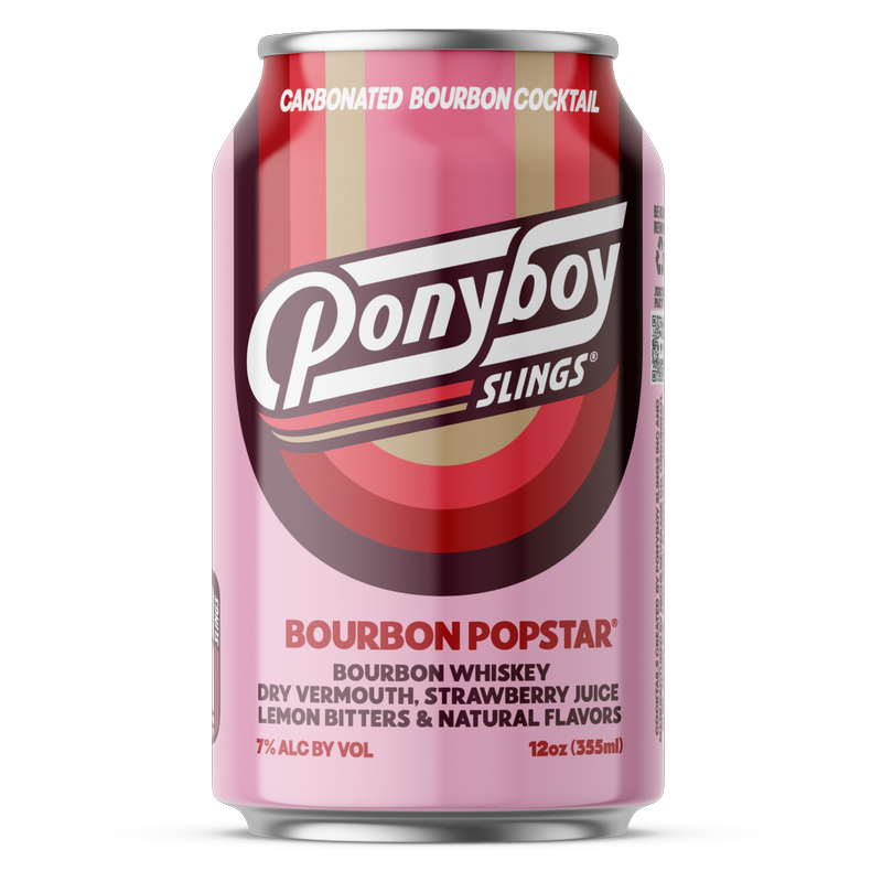 Ponyboy Slings Bourbon Popstar Cocktail 4pk 12oz Cans 7% ABV